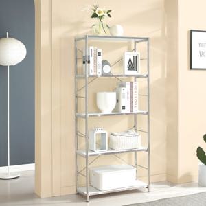 프라임 5단 책장/ 수납선반/ 책꽂이/ 미드센츄리 선반 수납장 장식장