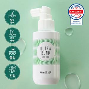 힐러랩 울트라본드 솔루나 헤어토닉 100ml 헤어 두피 쿨링 탈모 토닉 스프레이 앰플