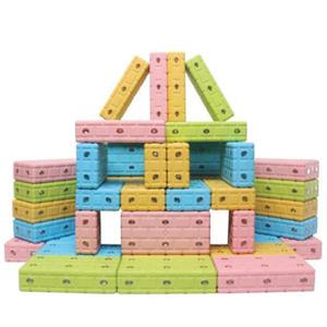 두뇌발달 말랑이 회전자석 벽돌블럭 48P 조카선물 입체도형 두뇌개발 자존감 설