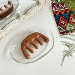 두피 승모근 마사지 우드 괄사 나무 괄사