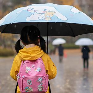 산리오 우산 시나모롤 자외선 차단 5단 양우산 캐리터 선물용 우산