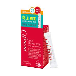 오브맘 다이어트유산균 Lactobacillus 1일 1g 초소형스틱 14일분