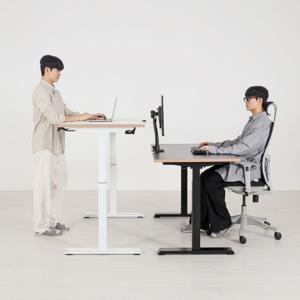 핏쳐 E2 상판 사이즈 1200mm 전동식 듀얼모터 커스터마이징 모션 데스크 컴퓨터 책상