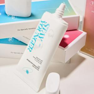 스테이영거 저자극 미백 주름개선 수딩 선세럼(SPF50+) + 비타클리어 폼 클렌저