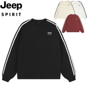 지프 JEEP SPIRIT 봄가을 남자 빈티지 긴팔 티셔츠 맨투맨 JP35163