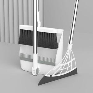 1+1 삼리잘비 스탠드 빗자루 쓰레받기 실리콘 빗자루 3세트 교실/사무실/실내/미용실