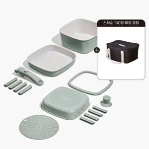 국산 디에나 세라믹코팅 IH 인덕션 냄비 후라이팬 멀티핸들 8종 세트