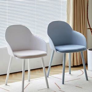 1+1 식탁 의자 2P 세트 뭉게구름 카페 인테리어 화장대 다이닝 체어
