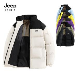 지프스피릿 남녀공용 트렌디 캐주얼 그래핀 패딩 자켓 2358