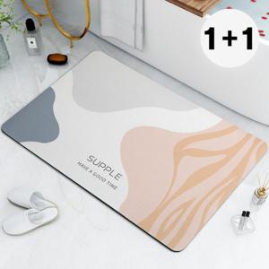 1+1 모던 규조토 발매트 화장실매트 주방매트 러그(2color)