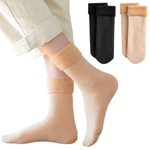 무지 겨울 중목양말 10켤레세트 여성 방한 기모 융털 스니커즈 캐주얼 OFS-DMSCK01