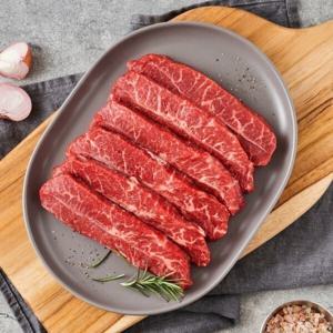소고기 부채살 1kg (200g 5팩) 구이 육전용 스테이크 미국산 캐나다산