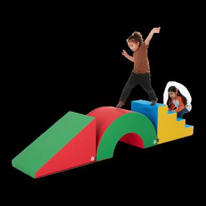 아이소파 챔피온 반달 걷기 세트 CHS-04 유아 실내 놀이터 정글짐 미끄럼 체육 매트