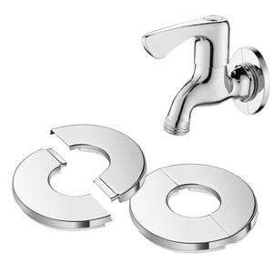 (2개입) 수전 편심을 깔끔하게 접착형 편심 덮개 편심왕 수도 부속 수도꼭지 샤워수전 변기편심 커버