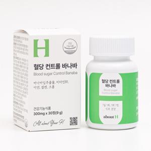 어바웃에이치 혈당 컨트롤 바나바 (1개월) 코로솔산 혈당스파이크 혈당다이어트