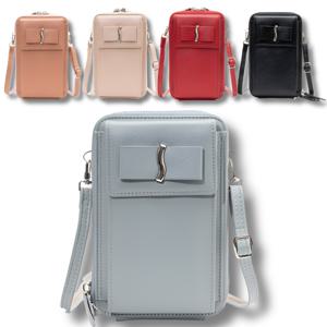 여성리본포인트 미니 크로스백 핸드폰 가방 카드 미니백(F837)  요즘 대세  미니 크로스지갑 겸용 디자인