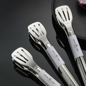 1+1 SUS304스텐 음식 집게 주방 열방지 베이커리 도구 빵집게 스테이크 집게