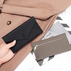 모네트 리얼 소가죽 슬림 장지갑