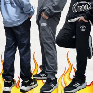 가을 겨울기모 남아 주니어 초등학생 중학생 바지 티셔츠 트레이닝복 의류 옷 빅사이즈 3벌이상구매시 할인