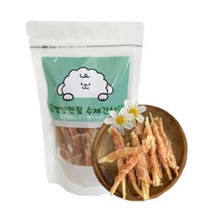 황태 닭가슴살말이 50g 강아지 애견 간식 대용량 대형견 개껌 첨가물없는 순수한 간식
