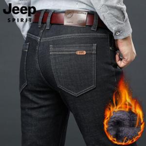 지프JEEP SPIRIT 가을 겨울 속기모 청바지 융안감 캐주얼 방한 팬츠 JP8032D