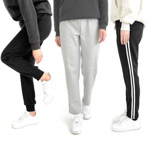 여자 면 트레이닝 바지 봄가을용 조거 팬츠 운동복 츄리닝 팬츠 겨울 기모