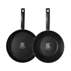 퀸센스 NEW 후라이팬 28cm+궁중팬 28cm 일반 프라이팬 웍 세트 (총2개) 6중 논스틱 코팅 국내생산