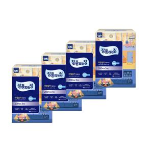 각티슈 200매 4팩 총 12각 천연펄프 부드러운 곽티슈 곽티슈 휴지