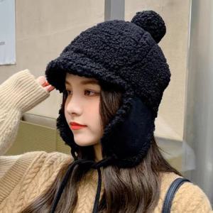 여성 뽀글이 군밤모자 방한 귀달이모자 겨울 털 트루퍼햇 OFS-DMHT07