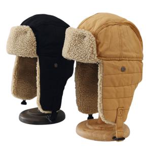 1+1 겨울 따뜻한 뽀글이 군밤 모자 양털 남자 여자 귀도리 귀마개 방한 벙거지
