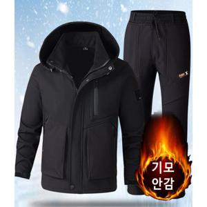택티컬 기모전술복 상하세트 겨울작업복 겨울캠핑복 등산복
