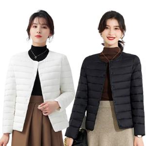 여성 등산 골프 자켓 점퍼 슬림핏 덕다운 경량 패딩