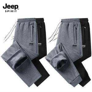 지프 JEEP SPIRIT 남녀공용 안감 기모 융기모 츄리닝 캐주얼팬츠 트레이닝팬츠 1064
