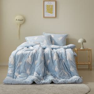 베개솜증정 베어 극세사 겨울 이불패드세트 SS 한파용