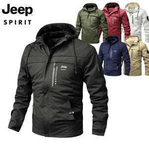 지프 JEEP SPIRIT 2025년 남성 겨울 기모 아메리칸 캐주얼 후드 야상 점퍼 바람막이