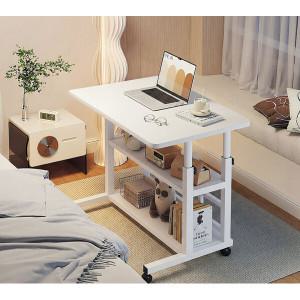 퓨핸 프리미엄 높이조절 이동식테이블 쇼파 간이 사이드 테이블 소파 미니 보조 티테이블 바퀴 업그레이드