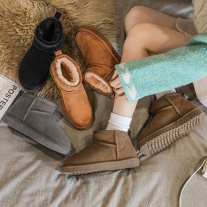 1+1 EBV 오스트레일리아 프리미엄 호주 샌드소가죽 스노우 부츠