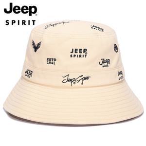 JEEP 지프 여성 여름 빈티지 자수 벙거지