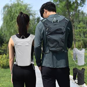 조절형 다포켓 스트랩 백팩 러닝 조끼 베스트 등산 마라톤