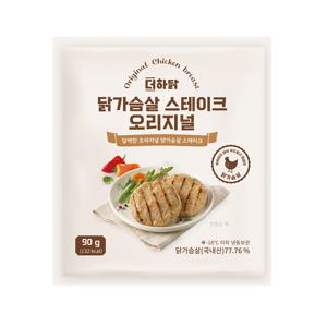 더하닭 닭가슴살 스테이크 오리지널90g10팩