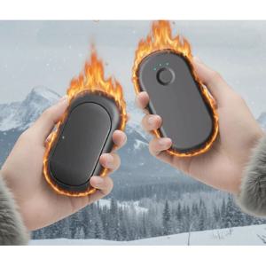 MAX 듀얼 마그네틱 발열 핫팩 컴팩트 3단계 손난로 포켓형 충전식 핸드워머 보조배터리 (2개이상추가할인)