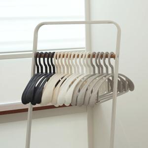 와이드 어깨뿔 방지 논슬립 옷걸이 40P 두꺼운 옷 니트 코트 자켓 정장 바지 걸이 미끄럼방지