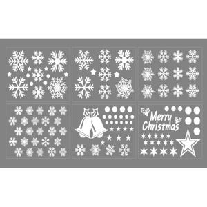 J2K 눈꽃장식 크리스마스 스티커 장식 벽트리 파티 창문