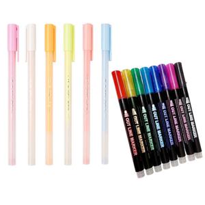 다꾸 액상 풀펜 노크식 글루펜 /메탈 테두리펜 아웃라인펜 다꾸 펜 데코 펜 터치펜 페이퍼 색종이 접기