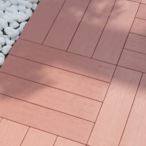 베란다 욕실 테라스 조립식 데크타일 바닥 마루  3세대 분리형데크타일 9P/18P