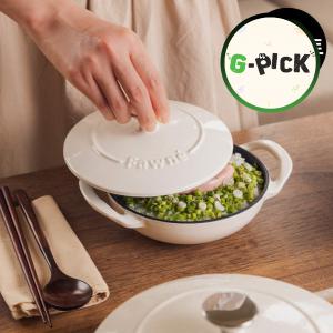 포네 온기 무쇠 냄비 인덕션 주물 라이스 솥밥 16cm 팟웍 2종 세트