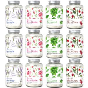 올레비엔 바스 마사지 솔트  라벤더500gX3개+로즈가든500gX3개+페퍼민트500gX3개+블랙체리바스500gX3개