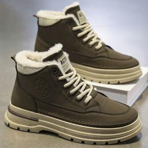 남자 겨울 워커 털안감 방한 키높이 슈즈