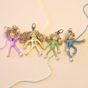 솜씨키트 뽀글머리 걱정인형 만들기 DIY 키트 키링 세트 재료