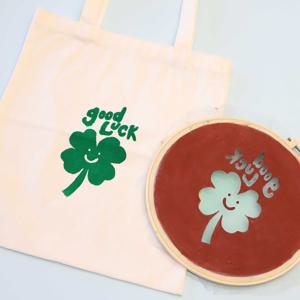 파우치 에코백 만들기 실크스크린 체험 DIY 키트 미술 수업 활동 솜씨키트